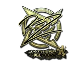 Sticker | REZ (Gold) | Antwerp 2022 image
