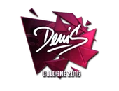 Sticker | denis (Foil) | Cologne 2016 image