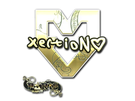 Sticker | xertioN (Gold) | Paris 2023 image
