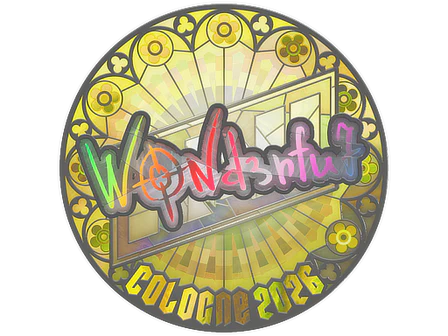 Sticker | w0nderful (Holo) | Cologne 2026 image