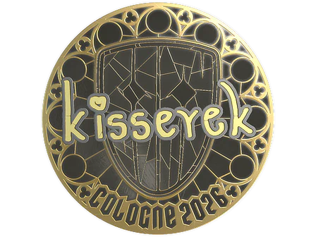 Sticker | kisserek (Gold) | Cologne 2026 image