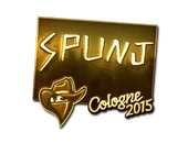 Sticker | SPUNJ (Gold) | Cologne 2015 image