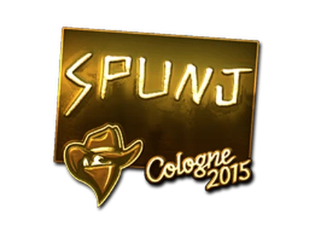 Sticker | SPUNJ (Gold) | Cologne 2015 image