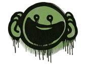 Sealed Graffiti | OMG (Battle Green) image