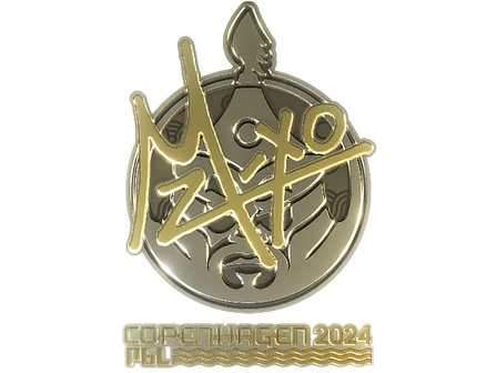 Sticker | mzinho (Gold) | Copenhagen 2024 image