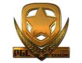 Sticker | Gambit (Gold) | Krakow 2017 image