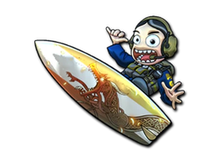 Sticker | Dragon Lore Surf Ava (Foil) image