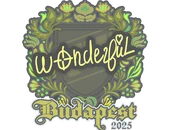 Sticker | w0nderful | Budapest 2025 image