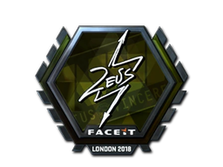 Sticker | Zeus (Foil) | London 2018 image