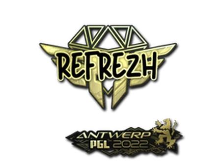 Sticker | refrezh (Gold) | Antwerp 2022 image