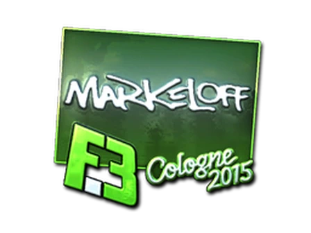 Sticker | markeloff (Foil) | Cologne 2015 image