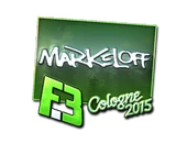 Sticker | markeloff (Foil) | Cologne 2015 image