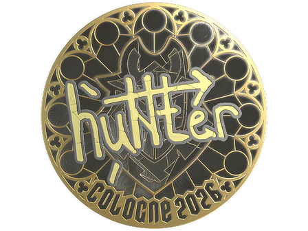 Sticker | huNter- (Gold) | Cologne 2026 image