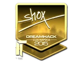 Sticker | shox (Gold) | Cluj-Napoca 2015 image