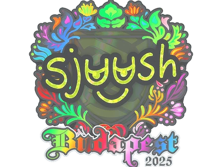 Sticker | sjuush (Holo) | Budapest 2025 image