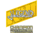 Sticker | jL (Glitter, Champion) | Copenhagen 2024 image