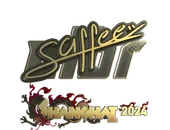 Sticker | saffee (Gold) | Shanghai 2024 image