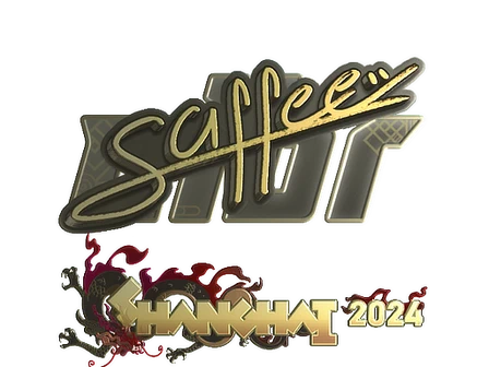 Sticker | saffee (Gold) | Shanghai 2024 image