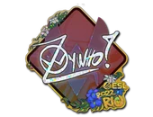 Sticker | ZywOo (Glitter) | Rio 2022 image