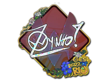 Sticker | ZywOo (Glitter) | Rio 2022 image