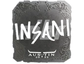 Sticker | insani (Foil) | Austin 2025 image