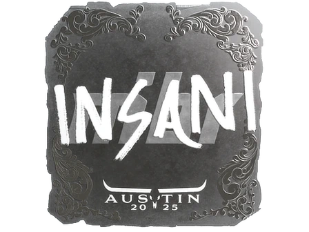Sticker | insani (Foil) | Austin 2025 image