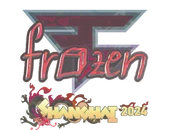 Sticker | frozen (Holo) | Shanghai 2024 image