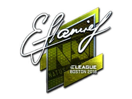 Sticker | flamie (Foil) | Boston 2018 image