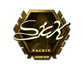 Sticker | SicK (Gold) | London 2018 image