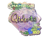 Sticker | qikert (Holo, Champion) | Rio 2022 image