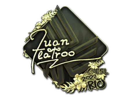 Sticker | juanflatroo (Gold) | Rio 2022 image