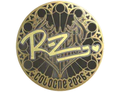 Sticker | REZ (Gold) | Cologne 2026 image