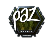 Sticker | paz (Foil) | London 2018 image