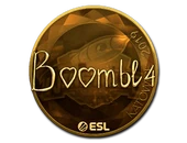 Sticker | Boombl4 (Gold) | Katowice 2019 image