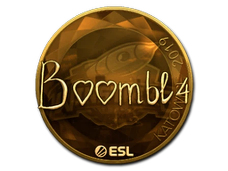 Sticker | Boombl4 (Gold) | Katowice 2019 image