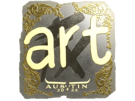 Sticker | arT (Gold) | Austin 2025 image