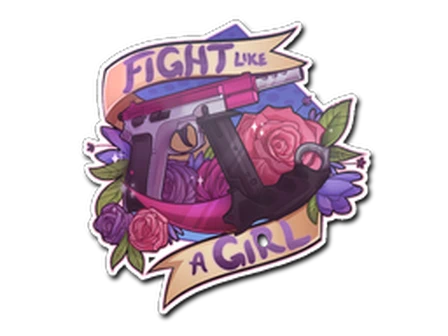 Sticker | Fight like a Girl image