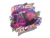 Sticker | Fight like a Girl image