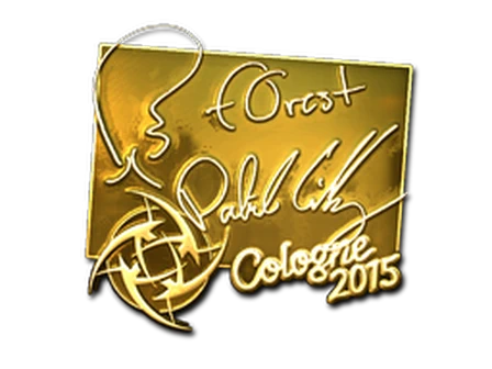 Sticker | f0rest (Gold) | Cologne 2015 image