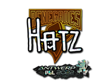 Sticker | hatz (Glitter) | Antwerp 2022 image