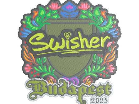 Sticker | Swisher (Embroidered) | Budapest 2025 image