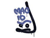 Sealed Graffiti | Recoil MAC-10 (SWAT Blue) image