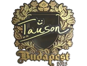 Sticker | Tauson (Gold) | Budapest 2025 image