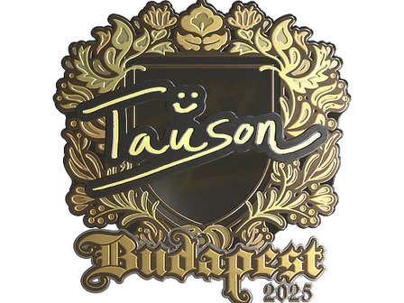 Sticker | Tauson (Gold) | Budapest 2025 image