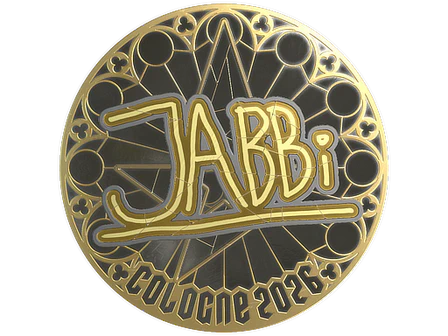 Sticker | jabbi (Gold) | Cologne 2026 image