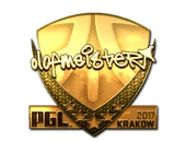 Sticker | olofmeister (Gold) | Krakow 2017 image