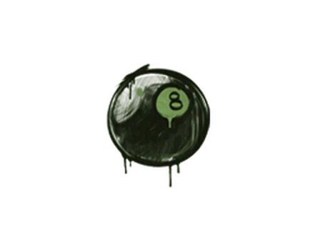 Sealed Graffiti | 8-Ball (Battle Green) image