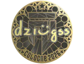Sticker | dziugss (Gold) | Cologne 2026 image