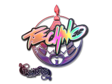 Sticker | Techno4K (Holo) | Paris 2023 image