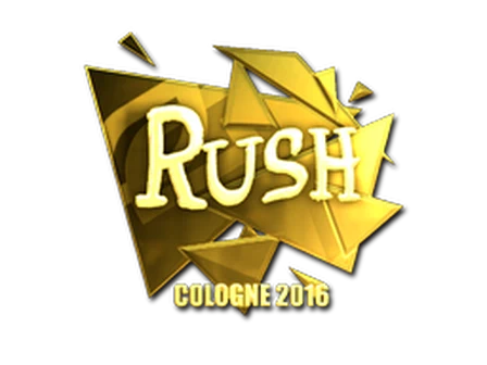 Sticker | RUSH (Gold) | Cologne 2016 image